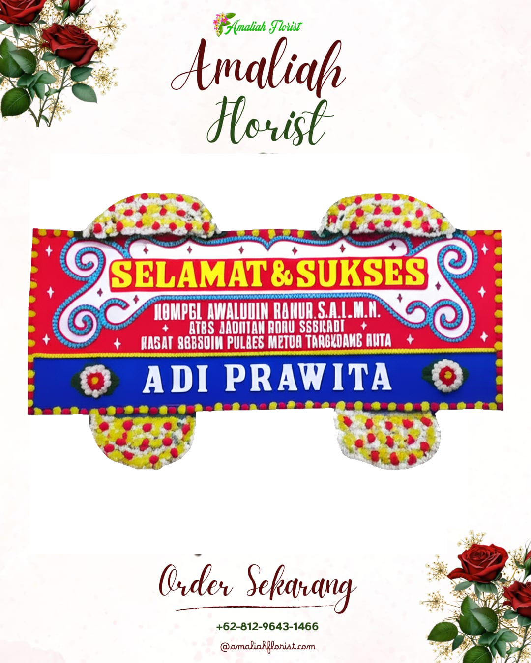 Papan Bunga Ucapan Selamat Probolinggo