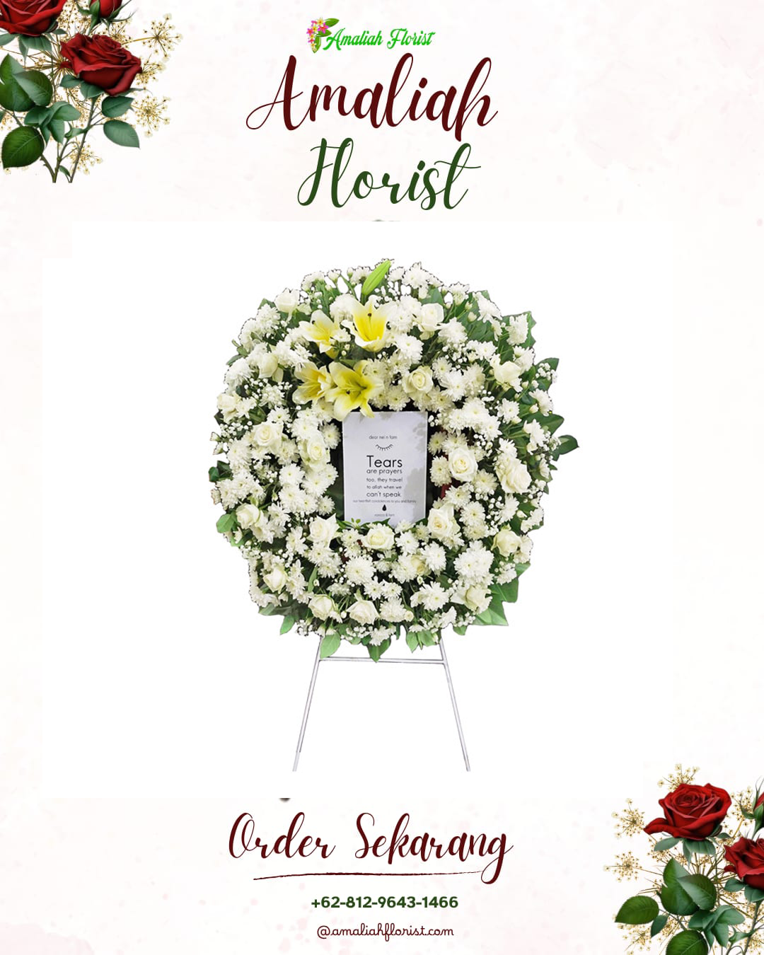 Krans Bunga Duka Probolinggo